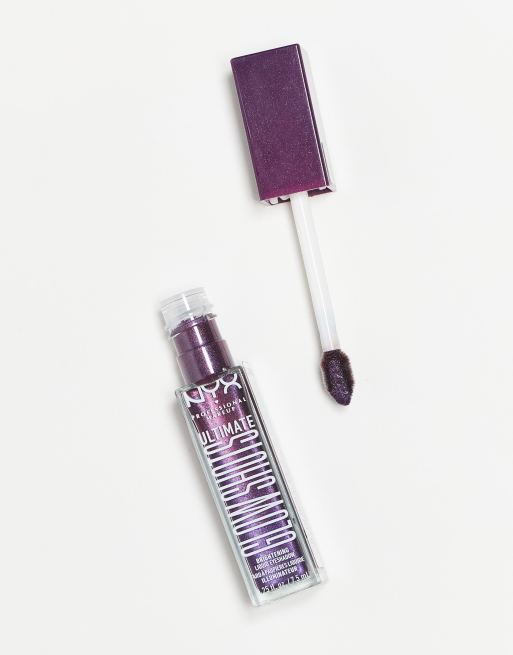 NYX Professional Makeup – Ultimate Glow Shots – Cień do powiek w płynie – Feelin Grape, 3 z 4