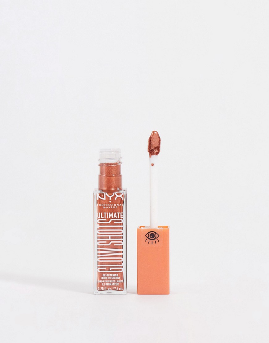 NYX Professional Makeup Ultimate Glow Shots Liquid Eyeshadow - Clementine Fine-Orange