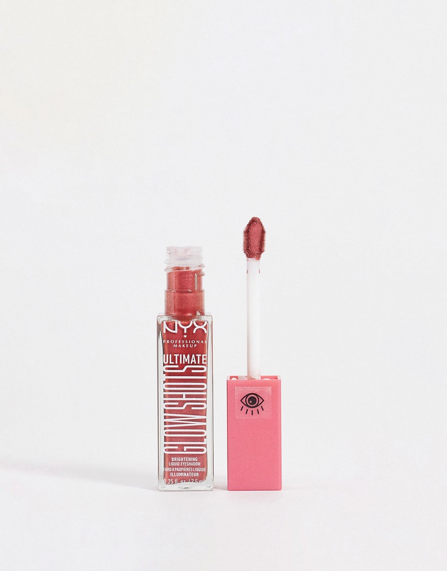 NYX Professional Makeup Ultimate Glow Shots Liquid Eyeshadow - Raspberry Rave-Pink