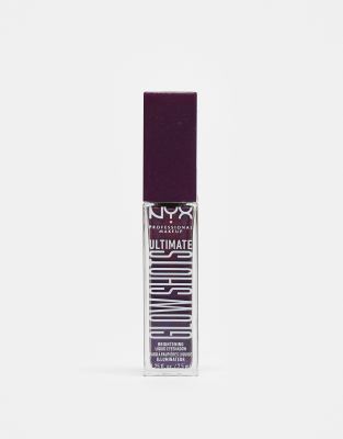 NYX Professional Makeup - Ultimate Glow Shots - Veganer, flüssiger Lidschatten - Feelin Grape-Lila