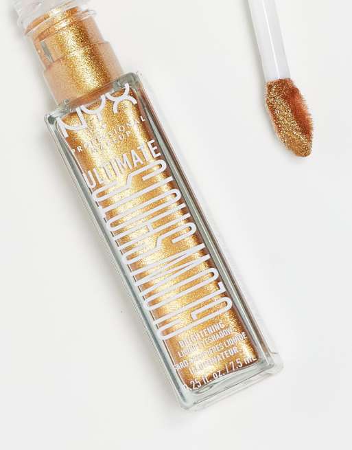NYX – Professional Makeup – Ultimate Glow Shots – Vegansk flytande ögonskugga – Glitzy Guava, 3 av 4