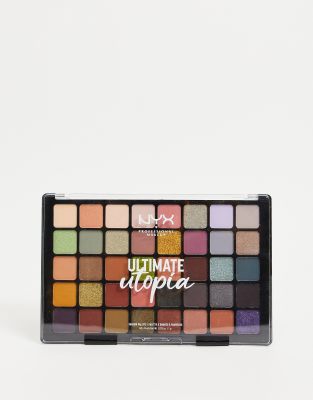 NYX Professional Makeup - Ultimate-Lidschattenpalette mit 40 Nuancen - Utopia-Mehrfarbig