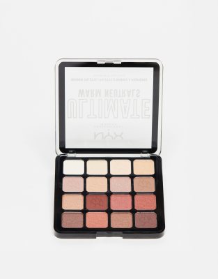 NYX Professional Makeup Ultimate Shadow Palette Vegan 16-Pan - Warm Neutrals-Multi