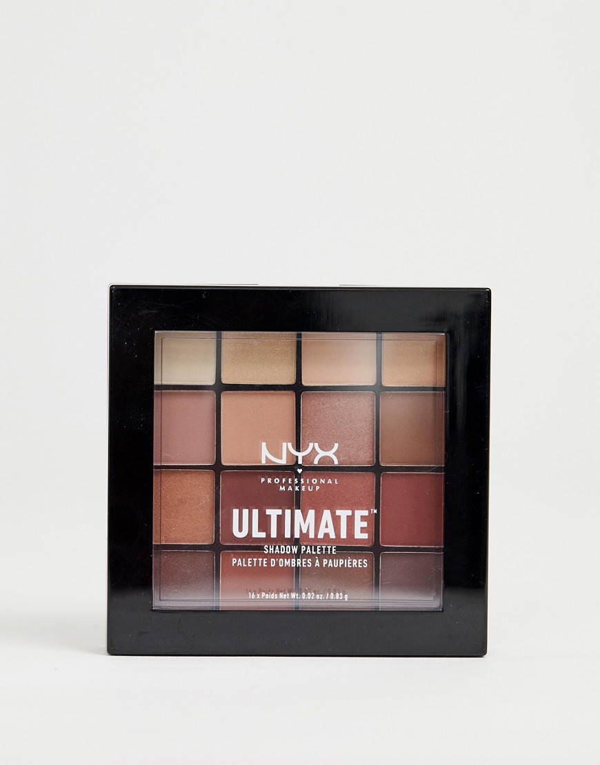 NYX Professional Makeup – Ultimate Shadow Palettes – Ögonskuggspalett – Warm Neutrals-Flerfärgad