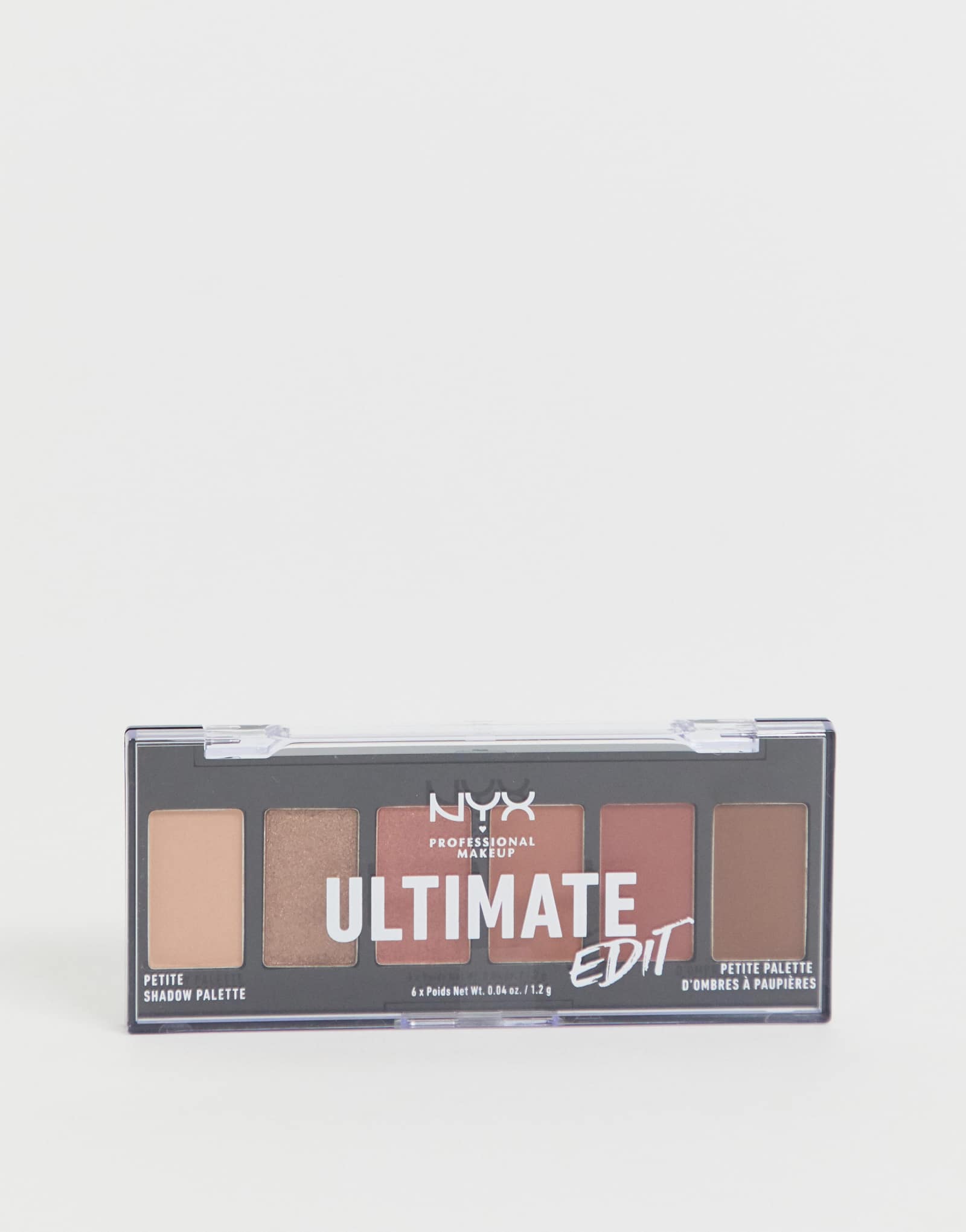 Палитра теней для век NYX Professional Makeup UltimateEdit Petite - Теплые нейтральные оттенки