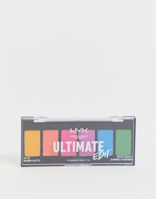 NYX Professional Makeup - UltimateEdit Petite - Lidschatten-Palette - Brights-Bunt