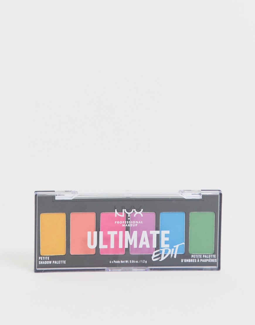NYX Professional Makeup - UltimateEdit Petite - Palette di ombretti - Brights-Multicolore