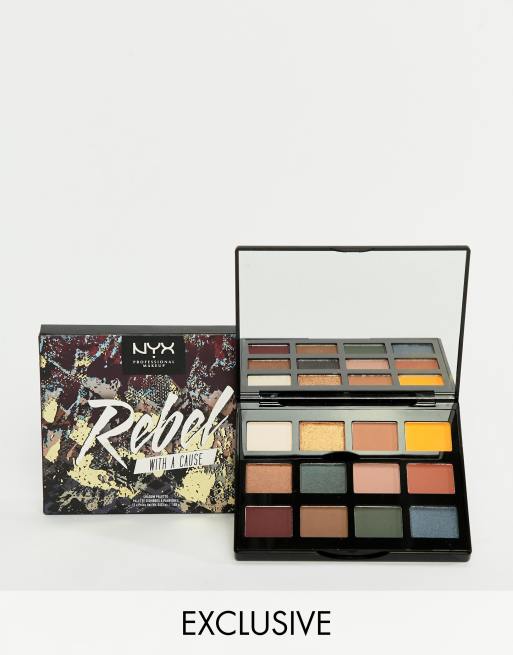 NYX Professional Makeup – Wyłącznie w ASOS – Rebel With A Cause – Zestaw cieni do powiek