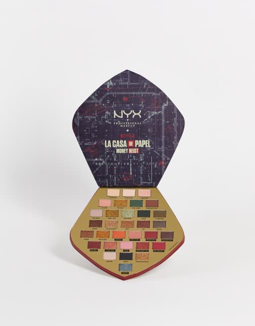 Nyx Professional Makeup X Netflix Money Heist 32 Pan Mask Palette Asos