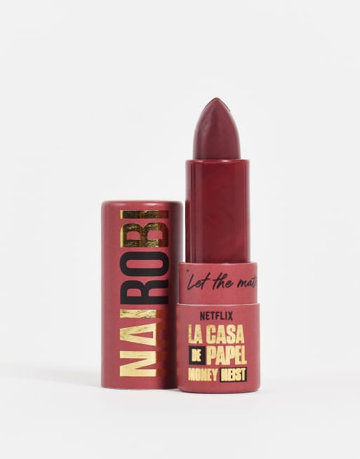 NYX Professional Makeup x Netflix - Money Heist - Matte Lippenstift in 'Teddy Berry'