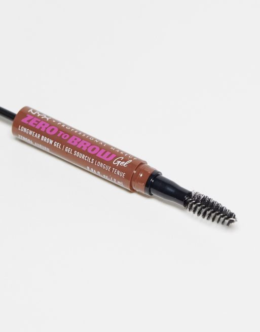 NYX Professional Makeup Zero To Brow Longwear Vegan Tinted Eyebrow Gel - Auburn, 2 of 4