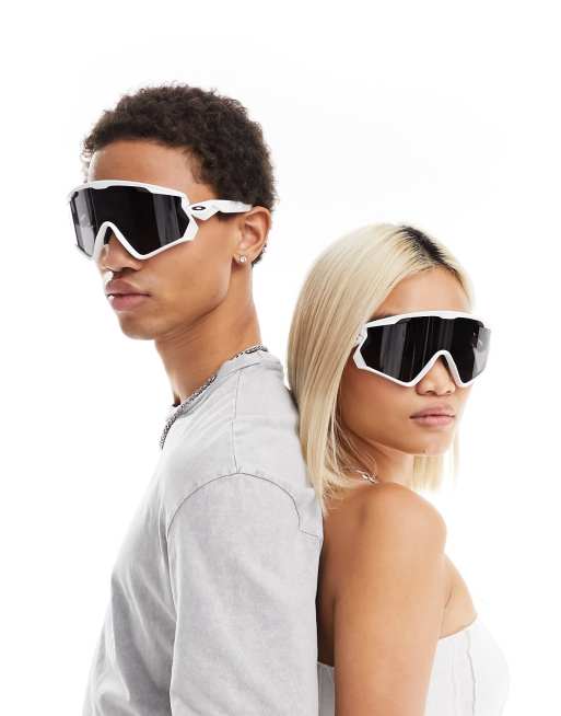 Oakley 2.0 Lunettes de soleil masque Blanc ASOS