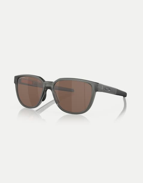 Oakley - Actuator - Lunettes de soleil rectangulaires à verres miroir marron - Gris fumé mat - view 1