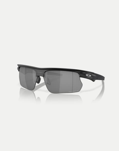 Oakley - Bisphaera™ - Occhiali da sole rettangolari nero opaco con lenti nere specchiate polarizzate - view 1