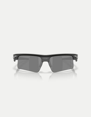 Oakley - Bisphaera™ Speed - Lunettes de soleil rectangulaires à verres réfléchissants noirs - Noir mat