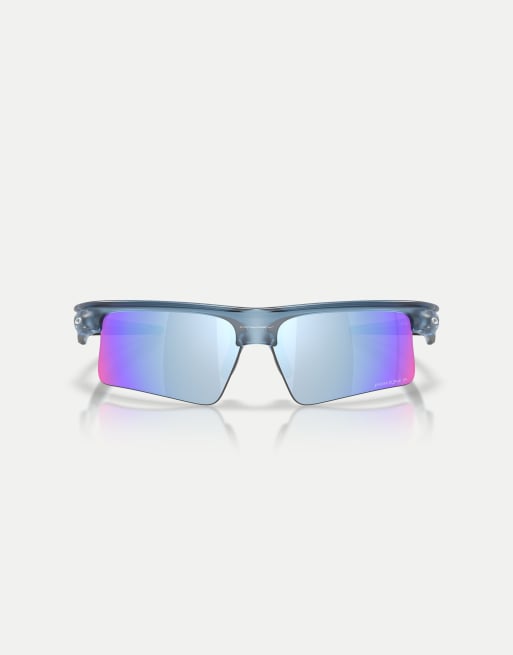 Oakley - Bisphaera™ Speed - Occhiali da sole polarizzati rettangolari colore abyss trasparente con lenti blu a specchio