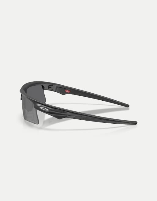 Oakley - Bisphaera™ Speed - Occhiali da sole rettangolari color nero opaco con lenti a specchio nere, 4 di 4