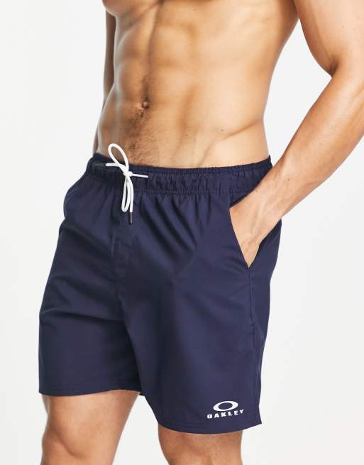 Oakley Clearlake 18inch volley swim shorts in navy | ASOS