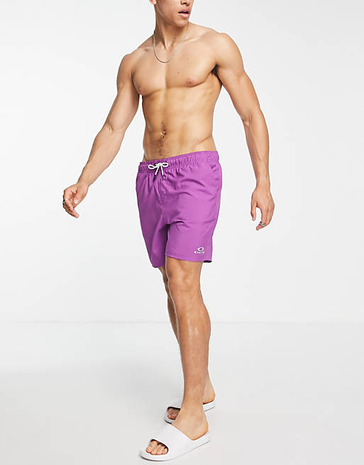 Clearlake 18inch volley swim shorts in purple ASOS