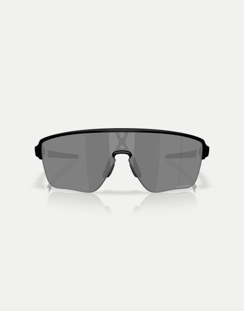 Oakley – Corridor SQ Duality Collection – Rechteckige Sonnenbrille in Mattschwarz und schwarz verspiegelten Gläsern - view 1