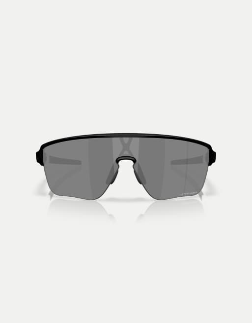 Oakley Corridor sq duality collection rectangle sunglasses with black mirrored lens in matte black