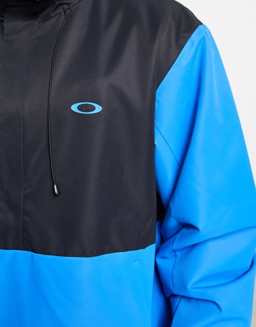 Oakley Elk Grove ski jacket in blue/black