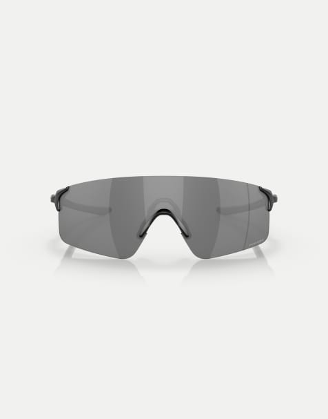 Oakley - Evzero™ - Lunettes de soleil style masque avec verres noirs effet miroir - Noir mat - view 1