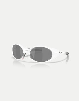 Oakley - Eye Jacket™ Redux Seek Collection - Lunettes de soleil rectangulaires à verres miroir polarisés noirs - Transparent mat