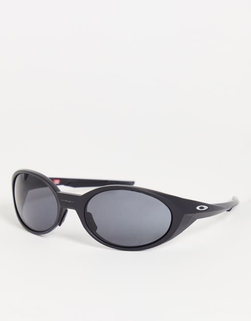 Oakley eyejacket redux visor sunglasses in black | ASOS