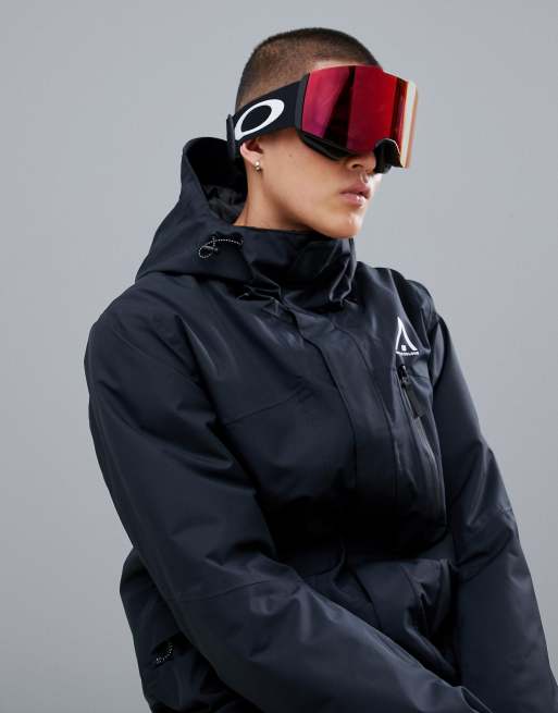 controleren Weggelaten Harde wind Oakley - Fall Line - Sneeuwbril met zwarte band | ASOS