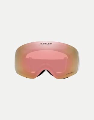 Oakley - Flight Deck M - Skibrille in Mattweiß mit goldfarben verspiegelter Shield-Scheibe