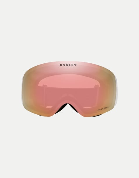 Oakley - Flight Deck™ - Masque de ski avec verres miroir dorés - Blanc mat - view 1