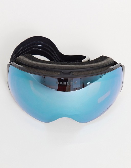 Oakley Flight Deck XM Factory Pilot goggles in black with blue lens