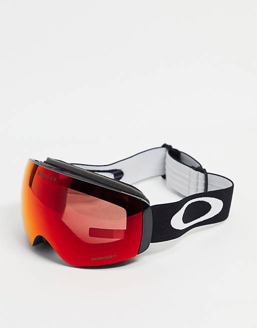 Oakley Flight Deck XM goggles in matte black with red lens