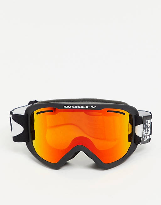 Forge Ledig Ithaca Oakley Frame 2.0 pro XL goggles in black with orange/yellow lens | ASOS