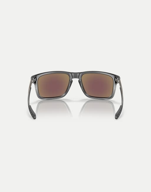 Oakley - Holbrook™ - Lunettes de soleil carrées avec verres miroir bleus polarisés - Acier, 3 de 3