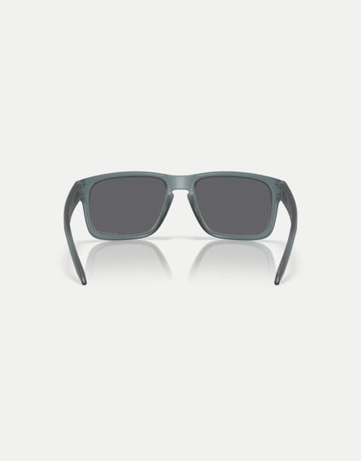 Oakley Holbrook™ square polarised sunglasses with black mirrored lens in matte crystal black, 2 of 4