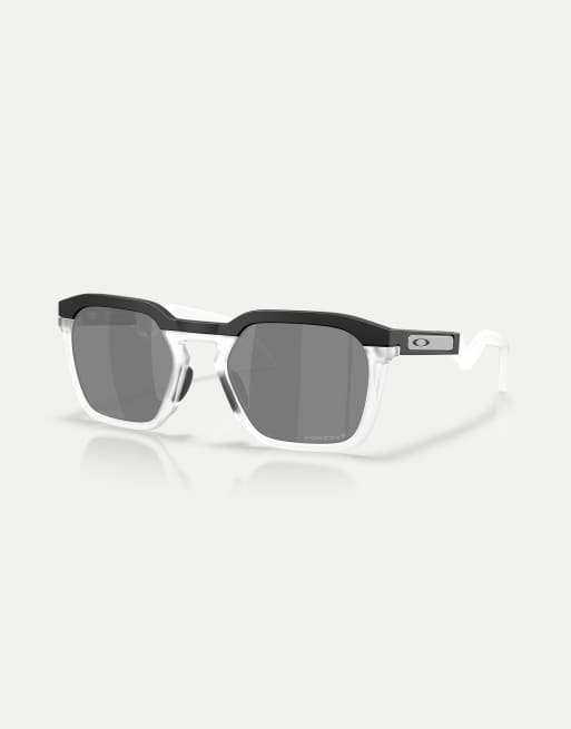 Oakley - Hstn - Lunettes de soleil carrées avec verres noirs polarisés réfléchissants - Noir mat, 2 de 4