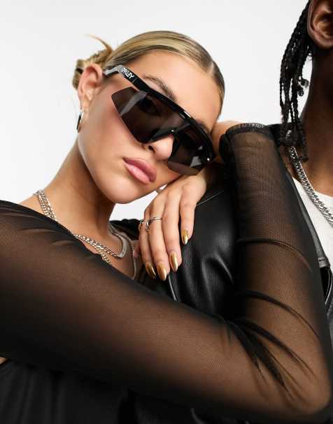 Oakley – Hydra – Visor-Sonnenbrille in Schwarz mit schwarzen Gläsern - view 1