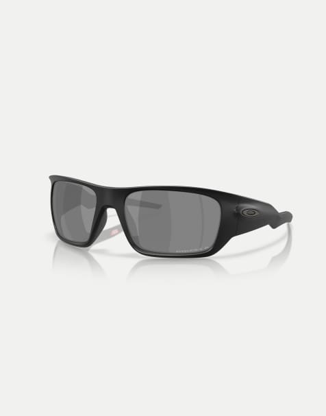 Oakley - Masseter - Occhiali da sole rettangolari nero opaco con lenti nere specchiate polarizzate - view 1