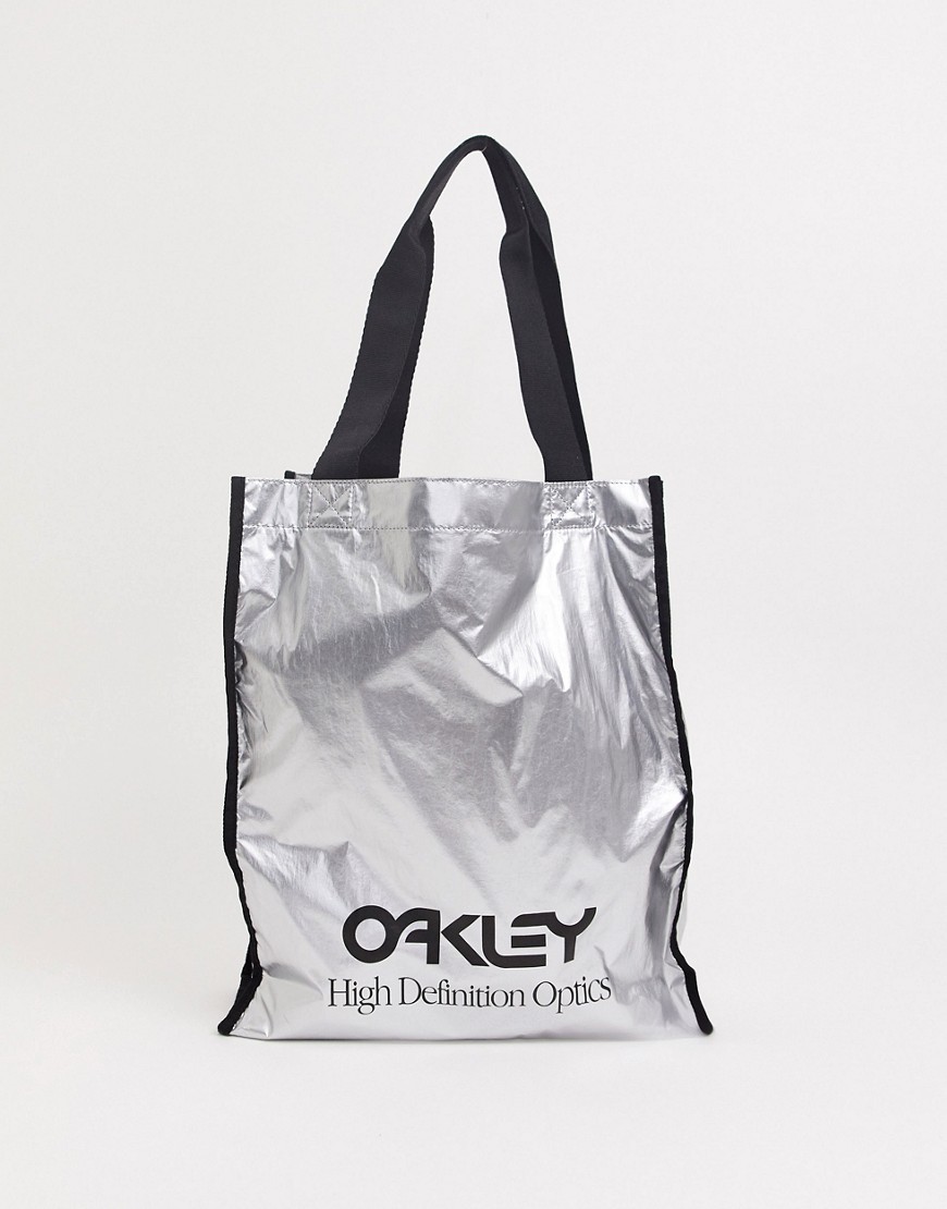 Oakley - Maxi borsa argento