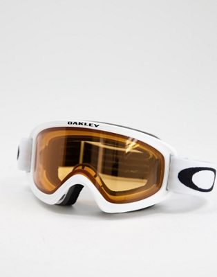 Oakley O-Frame 2.0 Pro goggles in white/orange