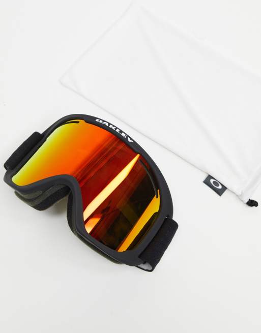 Oakley O Frame 2.0 Pro XL goggles in black with fire iridium and persimmon  lens | ASOS