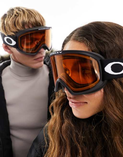 Oakley o frame 2.0 ski goggles in black and orange ASOS