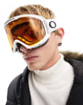 [Oakley] Oakley O-Frame 2.0 ski goggles in white and orange One Size WHITE