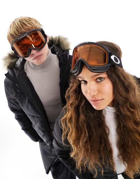 Oakley – O-Frame 2.0 – Svarta och orangea skidglasögon - view 1
