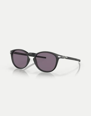 Oakley Pitchman R 0OO9439 943901 Sonnenbrille für Herren, Rundes Vollrandmodell aus Kunststoff in Schwarz, Größe Klein, Verglasbar - Image 7