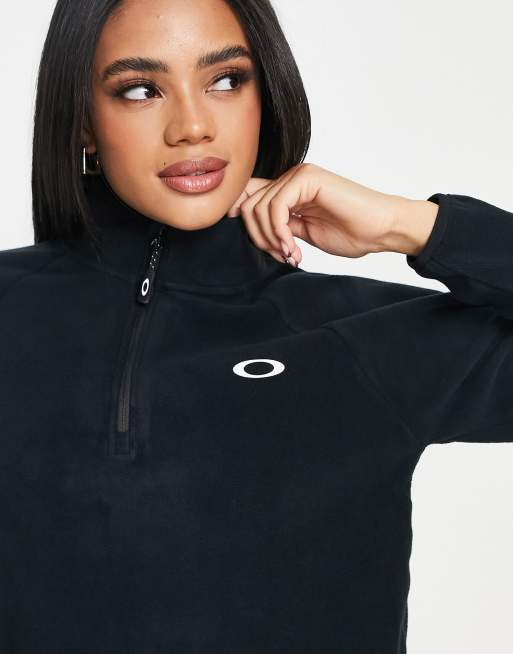 Oakley Ridge half zip ski fleece in black