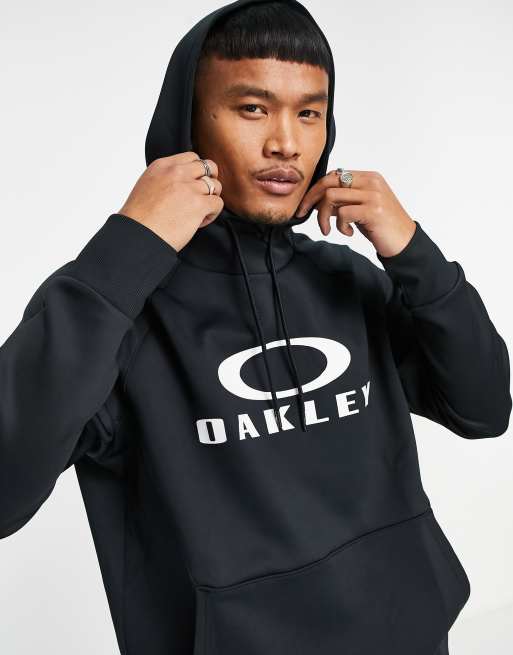 Oakley Sierra DWR fleece hoodie in black | ASOS