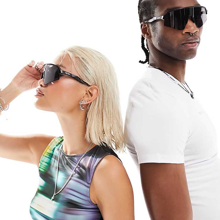Oakley sutro lite sweep visor sunglasses Ibiza in black Oakley sutro lite sweep visor sunglasses Ibiza in black